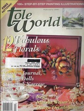 TOLE WORLD - DECORATIVE ART - FEB 2001