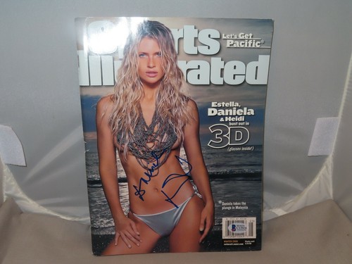 Revista ilustrada deportiva firmada por Daniela Pestova autografiada PSA/ADN certificado de autenticidad - Imagen 2 de 4