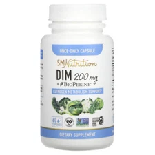 SM Nutrition DIM 200mg with BioPerine Supplement (60 Capsules) Exp. 02/26