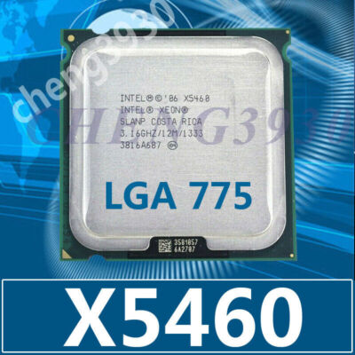 Intel Xeon X5460 Quad-Core GHz 12M 1333MHz SLANPLGA 775 CPU-processor 