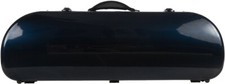 UK Half moon violin case Fiberglass Street 4/4 M-case Navy Blue