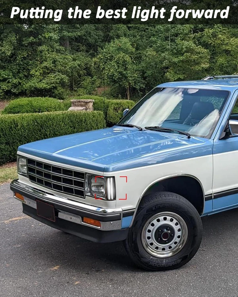 2X Luz de señalización lateral LED blanca para 83-91 GMC Jimmy S15 Sierra SLT SLE Base Sport Foto 3 de 4