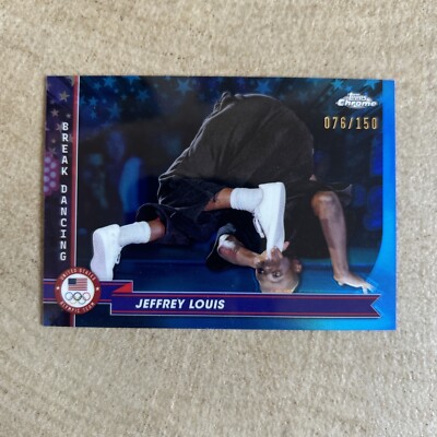 2024 Topps Chrome US Olympic & Paralympic - JEFFREY LOUIS Blue Refractor /150