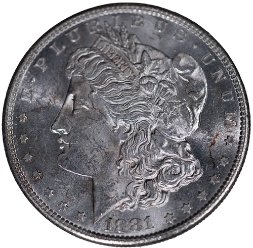 1881-S Morgan Silver Dollar ~ BU