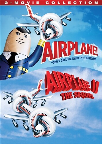 AIRPLANE + AIRPLANE II THE SEQUEL New Sealed DVD 2 Movie