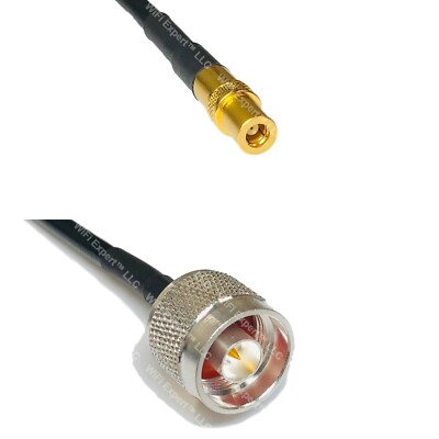 RFC195 SMB FEMALE to N MALE Coax RF Cable USA-Ship Lot