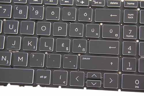 Backlit Hungarian Keyboard for HP Gaming 15-DK 15-CX 15-EC 17-CD 16-A 16t-A - Picture 3 of 5
