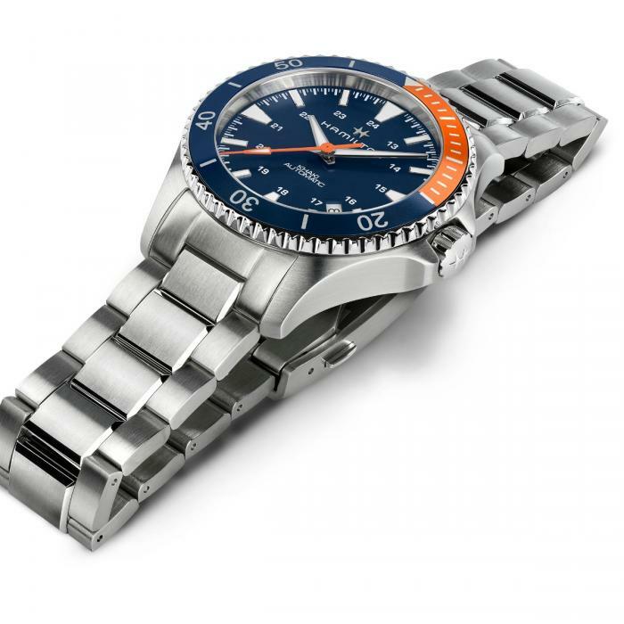 Hamilton Khaki Navy Blue Men's Watch - H82365141 for sale online