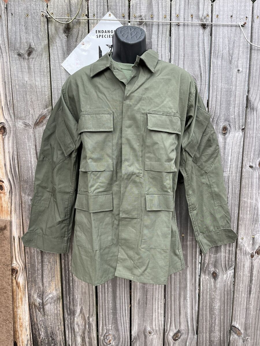 6 Pocket Modified BDU Olive Drab Medium Long Retro RAID MOD