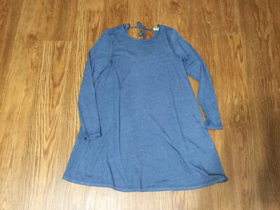 True Craft Long Sleeved Dress Tunic Size Medium Blue