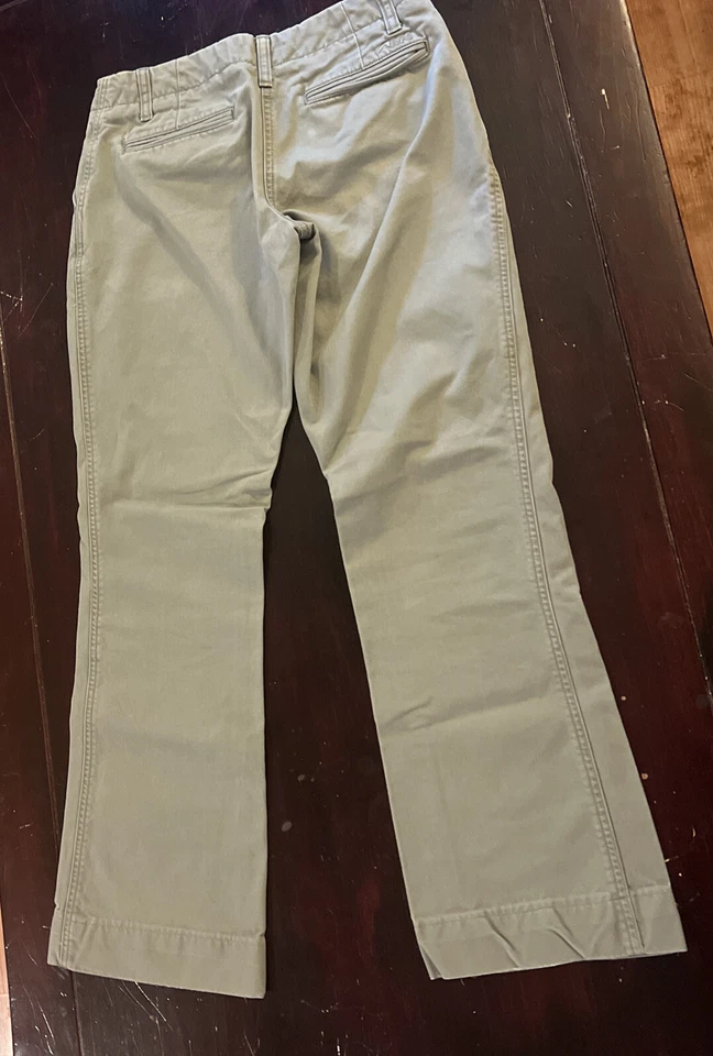 Женские брюки-титон Mountain Khakis размер 0 длинные хаки/оливковые - Изображение 4 из 4