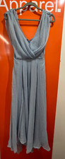 🔥ASOS Floaty Sleeveless Dress, Blue, NEW, Size 10, sf