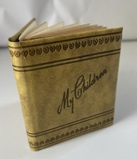"My Children" mini photo album booklet vintage retro