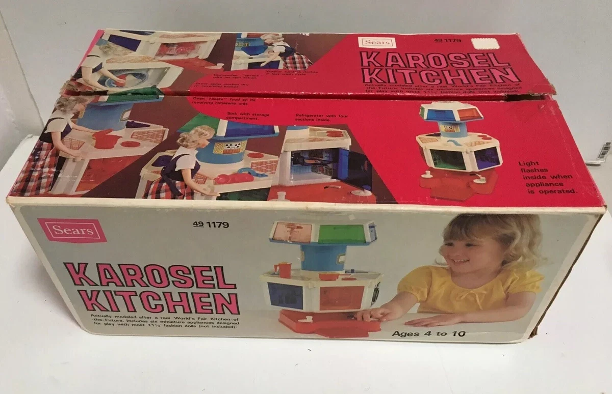 Sears Karosel Kitchen Vintage 491179 Box in Great Condition For