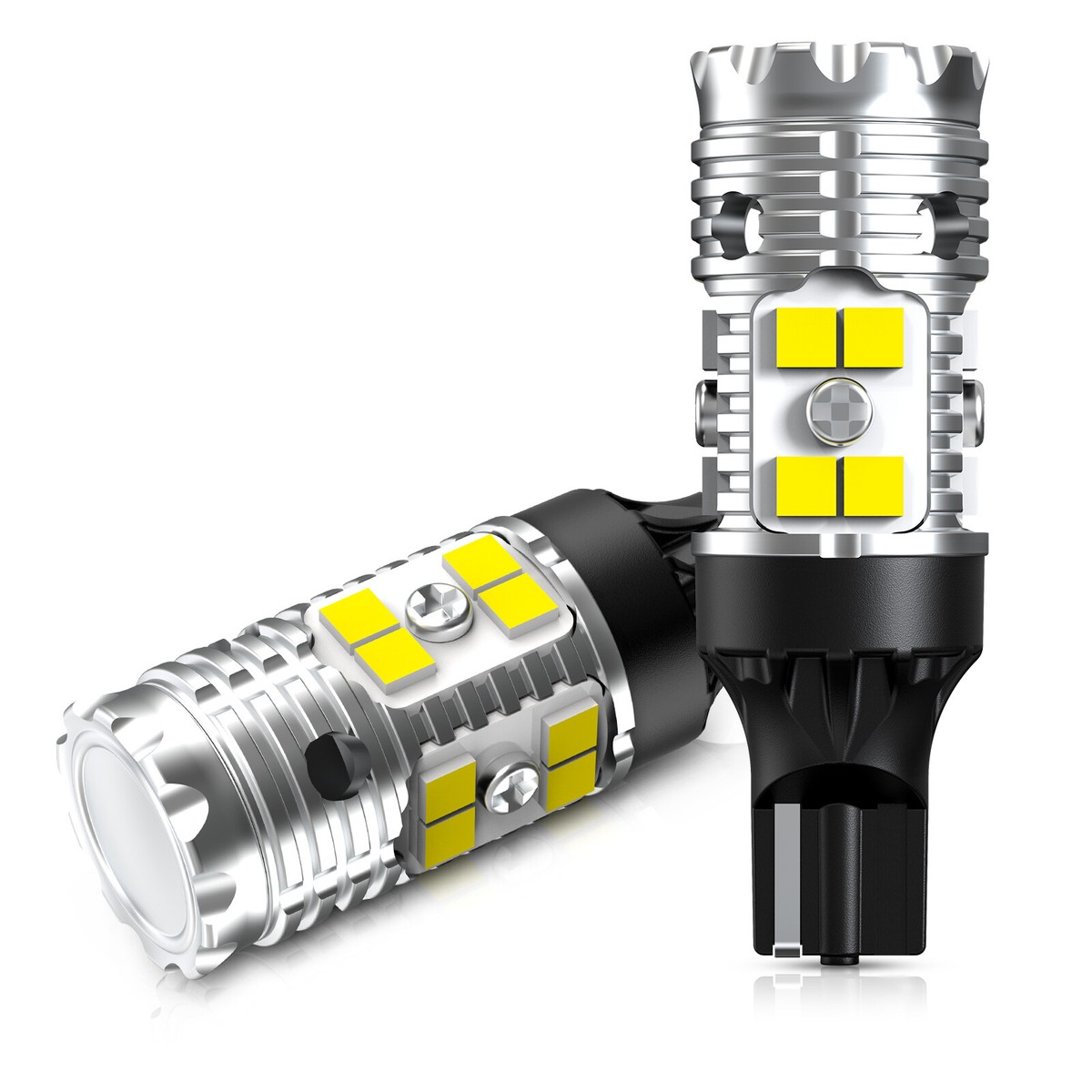 LASFIT 921 912 T15 LED Reverse Backup Light Bulb 6000K 1400LM Super White CANBUS