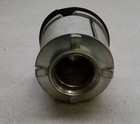 Metal SW105 Filko ignition coil with hexagonal center and polished silver finish, viewed from the rear on a light surface.