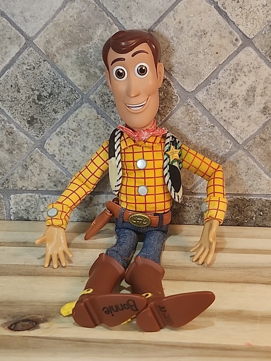 Disney Toy Story Woody Pull Sting Talking Doll Bonnie On Boots