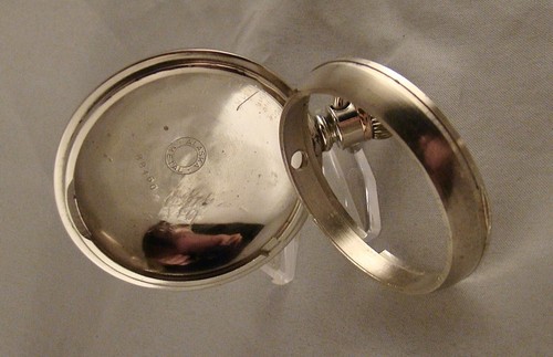RAILROAD STYLE CASE ALASKA SWING-OUT OPEN FACE SIZE 18s POCKET WATCH