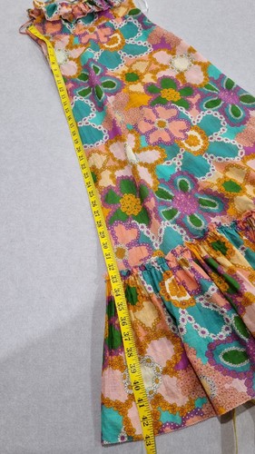 ZIMMERMANN Lola Frill Picnic Dress Sz 0 AU 8 US 4 UK 8 Long Midi 70s print - Picture 16 of 23