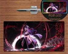 Anime RGB LED Large Mouse Pad Honkai Star Rail Acheron Gaming Mat Mousepad Gift
