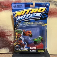 MARVEL NITRO MITES SERIES 1 IRON MAN DR DOCTOR OCTOPUS MOC Zag Toys 2012