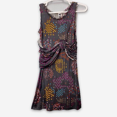 m missoni silk dress M Missoni 100% Silk Dress Multicolored Sleeveless Women's Size 6 Y2K