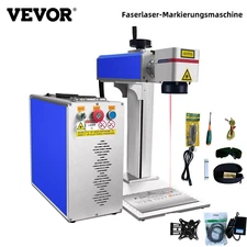 🔥VEVOR 30W Fiber Laser Marking Machine Metal Engraver Lightburn 6"X6" 110V USB