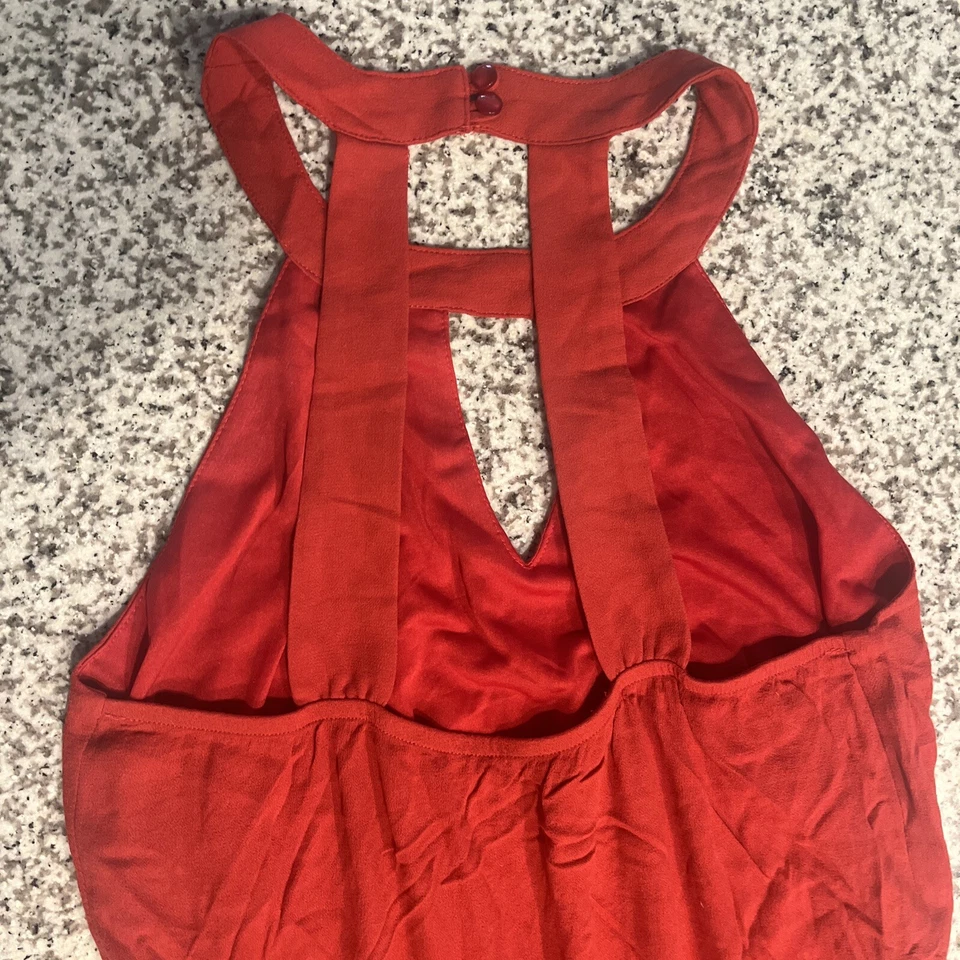 Mono My Michelle Mujer Talla Grande, Rojo, Pantalones Cortos, Sin Mangas, Mameluco. Foto 2 de 4