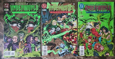 Underworld Unleashed #1 2 3 | 1st App Charaxes (formerly Killer Moth) | 1995 DC