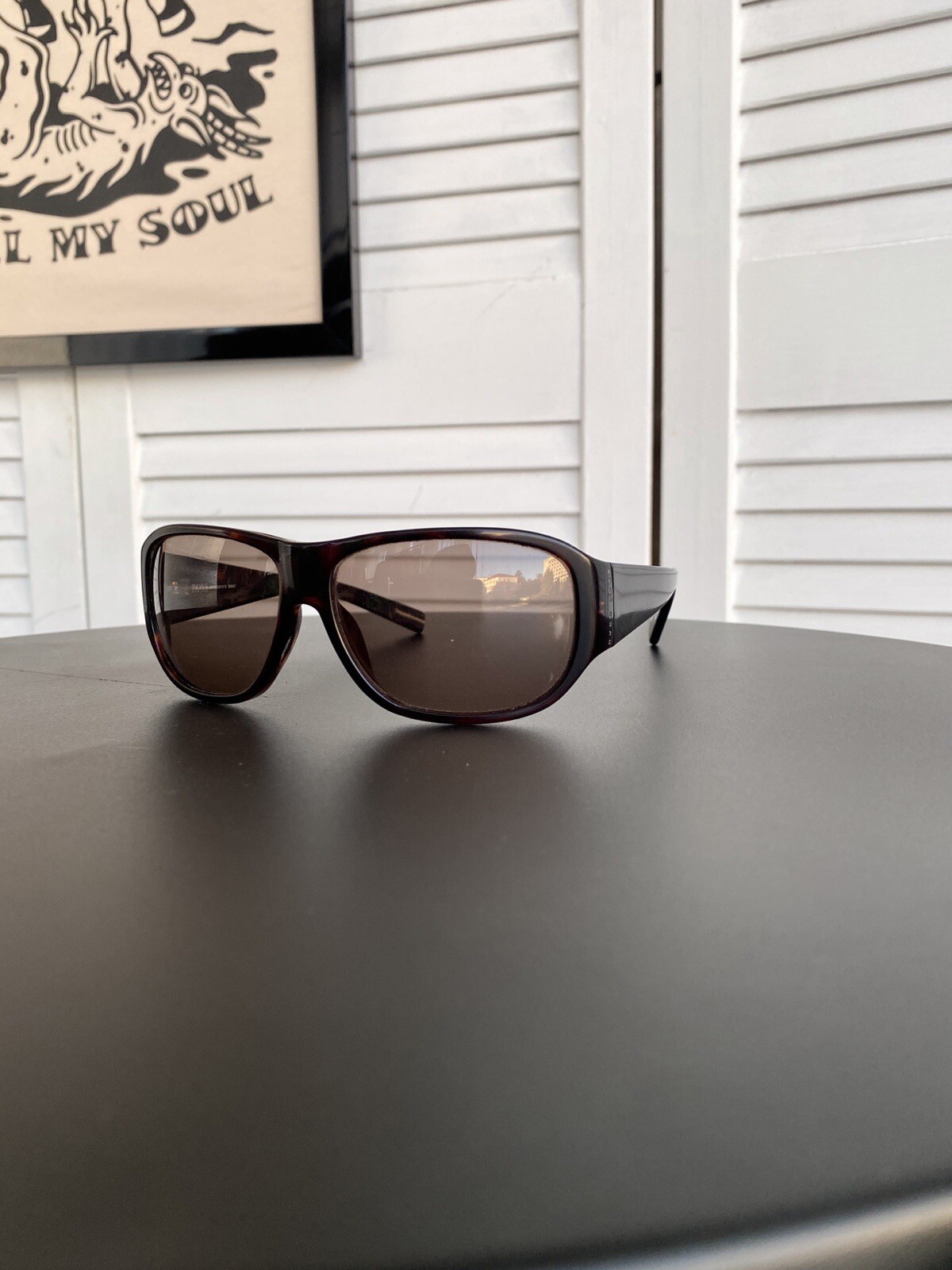 Vintage 00s Hugo Boss Brown Sunglasses 0010/S 086X7 , 60•14 130 Y2K Retro