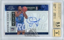 James Harden 2009-10 Panini Playoff Contenders Rookie Ticket Autograph BGS 9.5