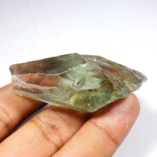 Green Amethyst Rough Prasiolite Natural Uncut Raw Gemstone Loose 164 Cts #9864