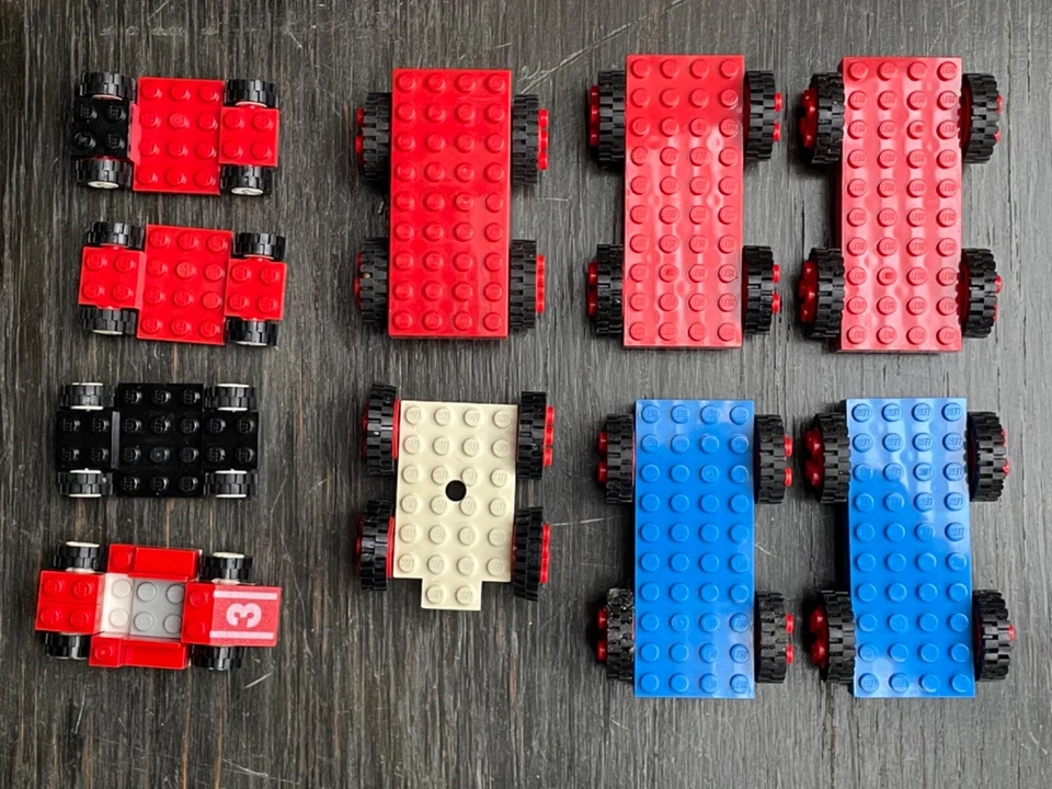 LEGO Reifen Räder, Achsen, 70 Paare + 85 Einzel, versch. Grössen, über 200 Teile - Bild 2 von 4