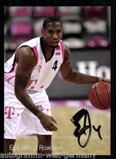 Earl Jerrod Rowland TB Bonn 2008-09 TOP AK Original Signiert Basketball +A 58276