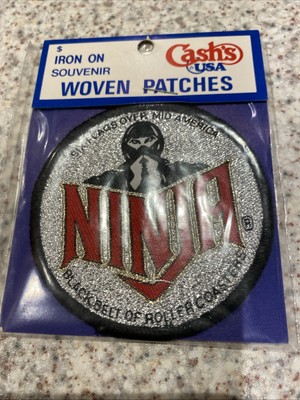 Rollercoaster Patch - Ninja - Six Flags Mid America