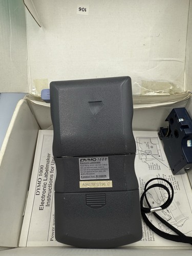 DYMO 1000 Electronic Labelmaker Vintage Early Model Working - Picture 3 of 6
