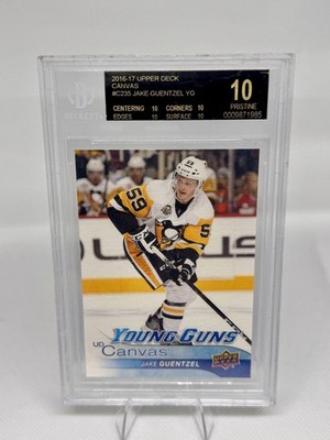 2016 2016-17 UPPER DECK JAKE GUENTZEL YOUNG GUNS CANVAS C235 BGS BLACK LABEL 10