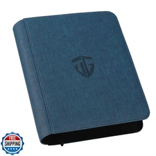 TCGUARD Toploader Binder,Holds 112 Toploaders, 4 Pocket Top Loader Binders fo