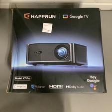 Happrun Video Projector - (K7 Pro) Google TV,...