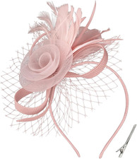 Fascinators Hats for Women Tea Party Hat with Feather Fascinator Hat Headband De