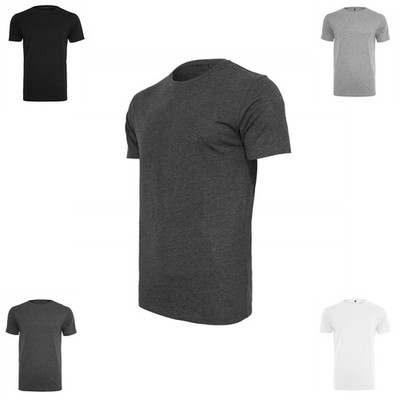 Build Your Brand Light Herren T-Shirt Round Neck Baumwolle S - 5XL