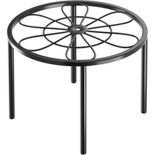 Metal Flower Plant Stand Heavy Duty Indoor Outdoor Planter Holder Garden Decor