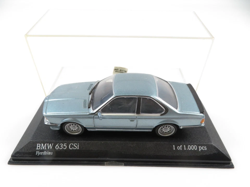 1:43 Minichamps BMW 635 CSi Fjordblau limitierte Edition