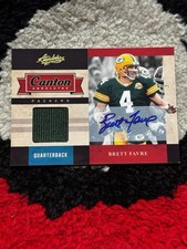 BRET FARVE 2011 ABSOLUTE MEMORABILIA AUTO JERSEY CANTON ABSOLUTES 19/25 PACKERS