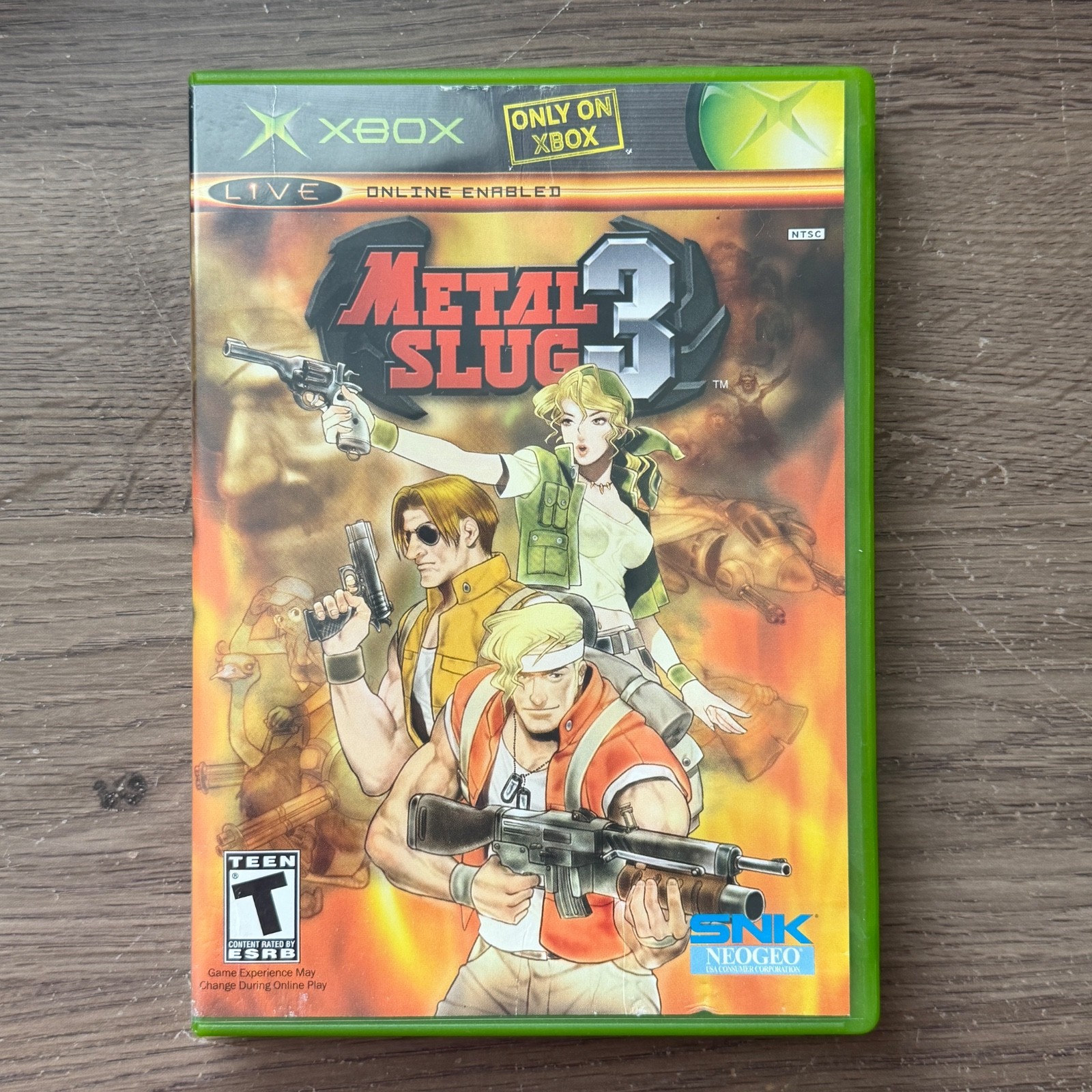 Metal Slug 3 (Microsoft Xbox, 2004) Complete W/ Manual CIB Tested