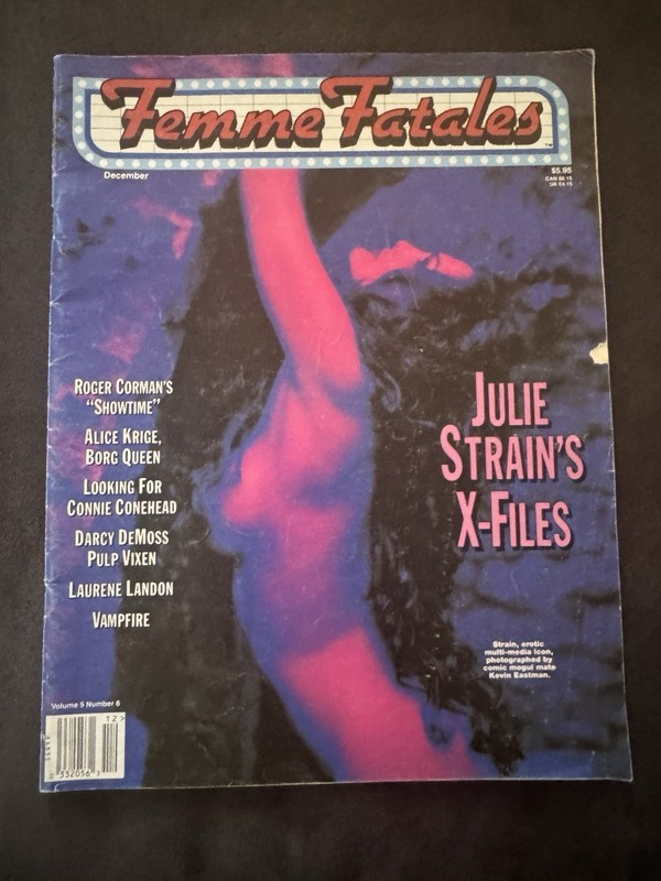 FEMME FATALES Magazine December 1996 Vol 5 Num 6 - Julie Strain Alice Krige