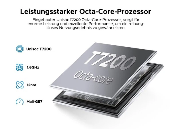 DOOGEE U11 Android 16 11" Tablet 16GB+128GB Gaming Tablet Gemini AI Octa Core DE - Bild 3 von 4