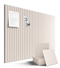 Large Felt Bulletin Board 48" x 36" Cork Board Alternative-12 Pack with 70 Sa...