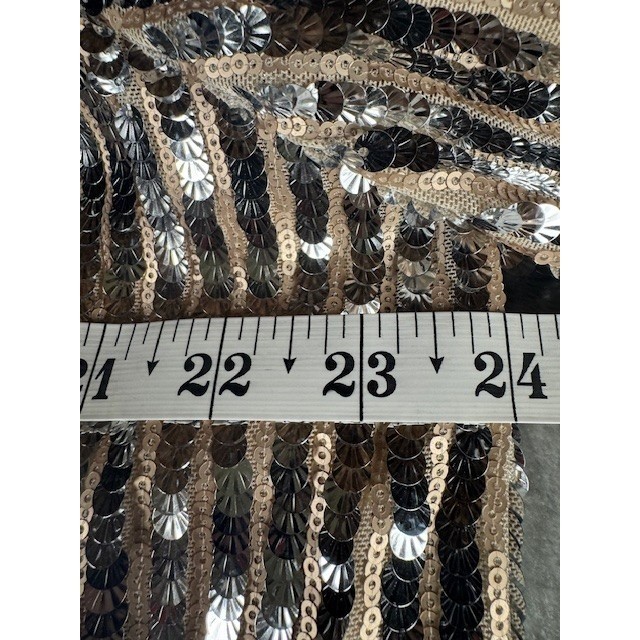 Lulus Sequin Open Front Blazer Jacket Silver Cham… - image 4