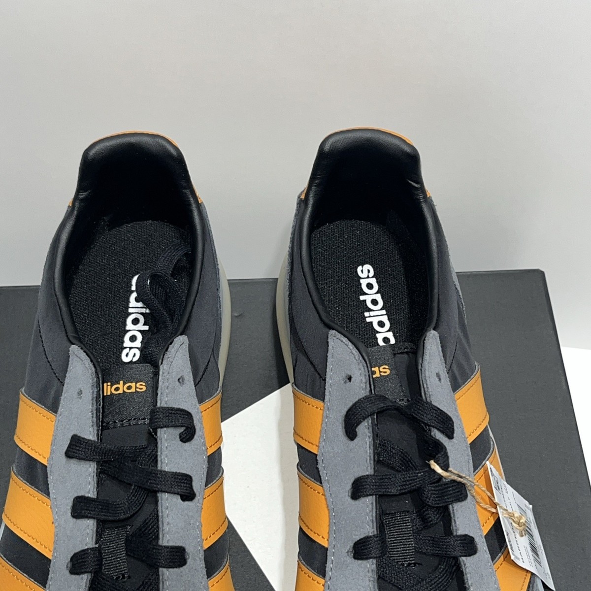 Adidas Men\'s Barreda Decode Size 10.5 Tennis Sneakers Black Orange Clear Gum Adidas Men main image 3
